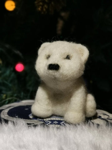 Polar Bear - Needle felt kit