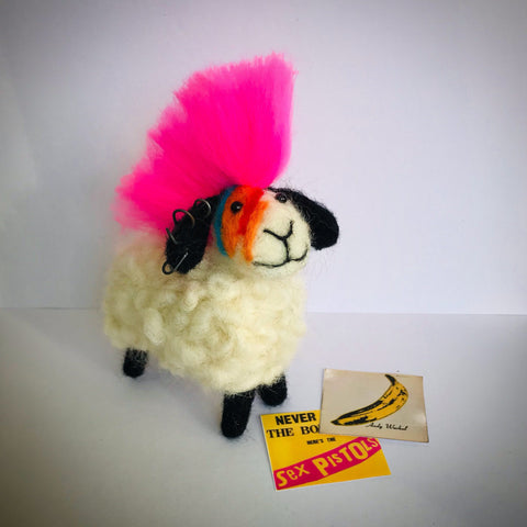 Little Woolly Punk Sheep - Needle felt kit